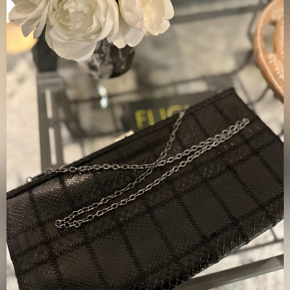 The Aldo Opera Purse in Black Dahlia